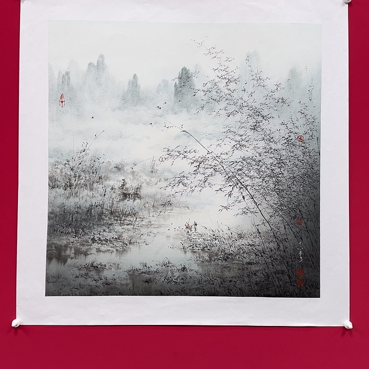 国画木春4平尺精品