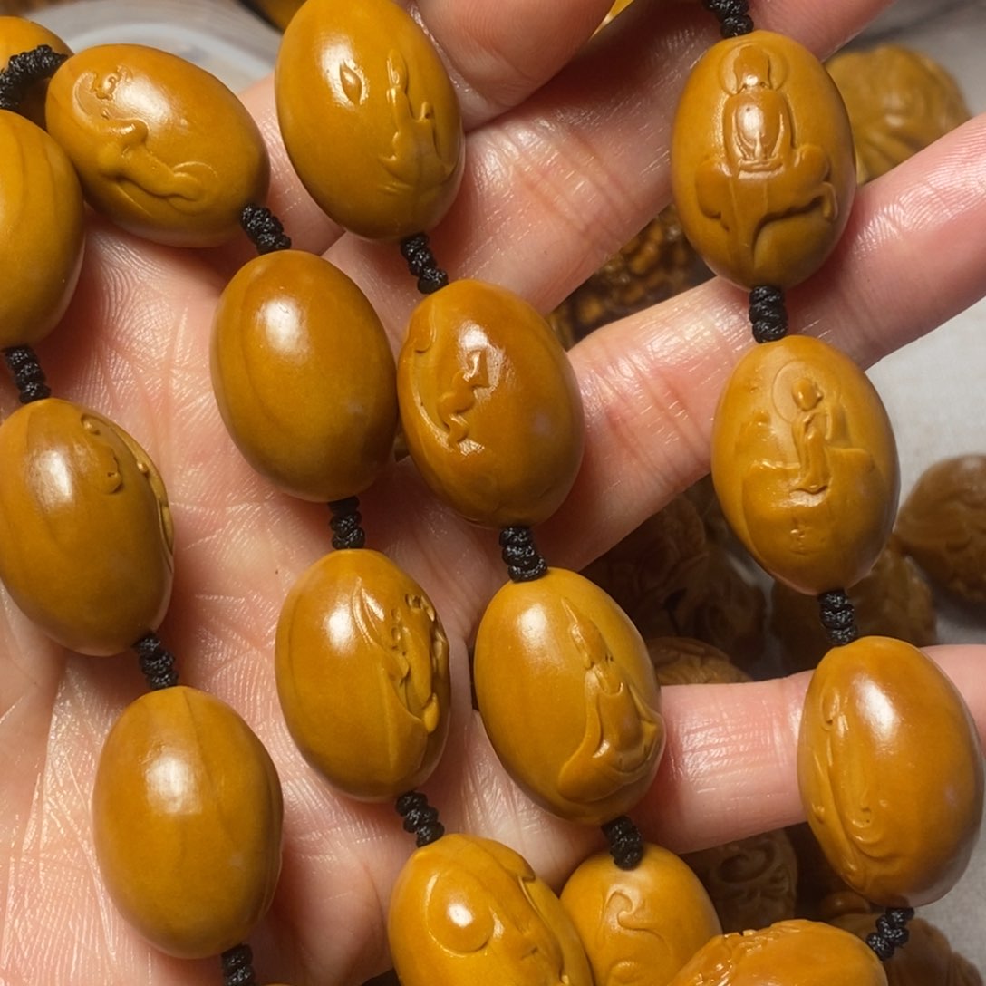 橄榄核手串/手链无相佛手持