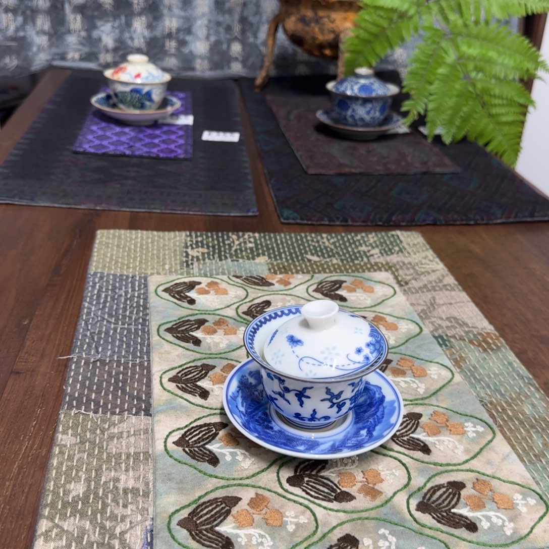 织绣12 都是一张价格三十六纺茶垫