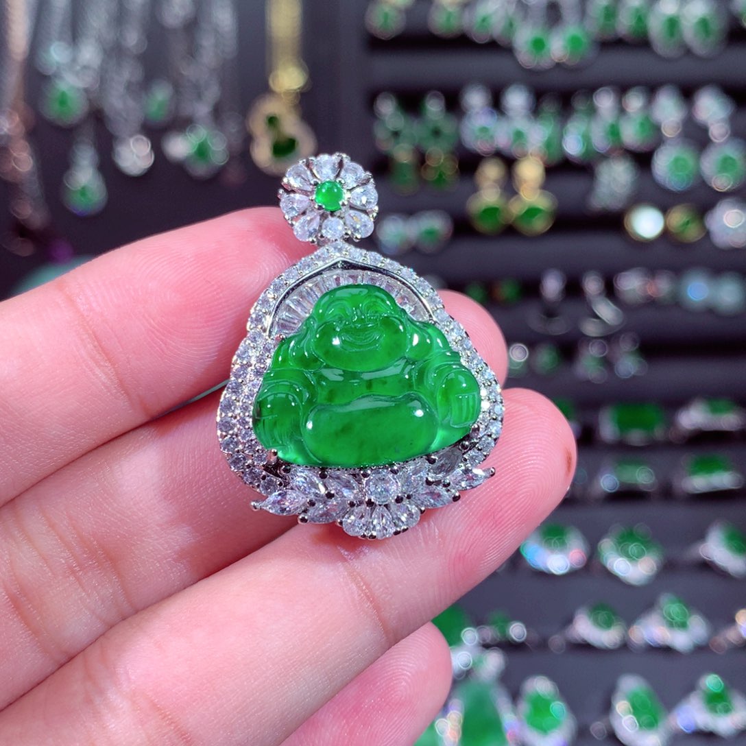 翡翠吊坠(不含链)未镶嵌