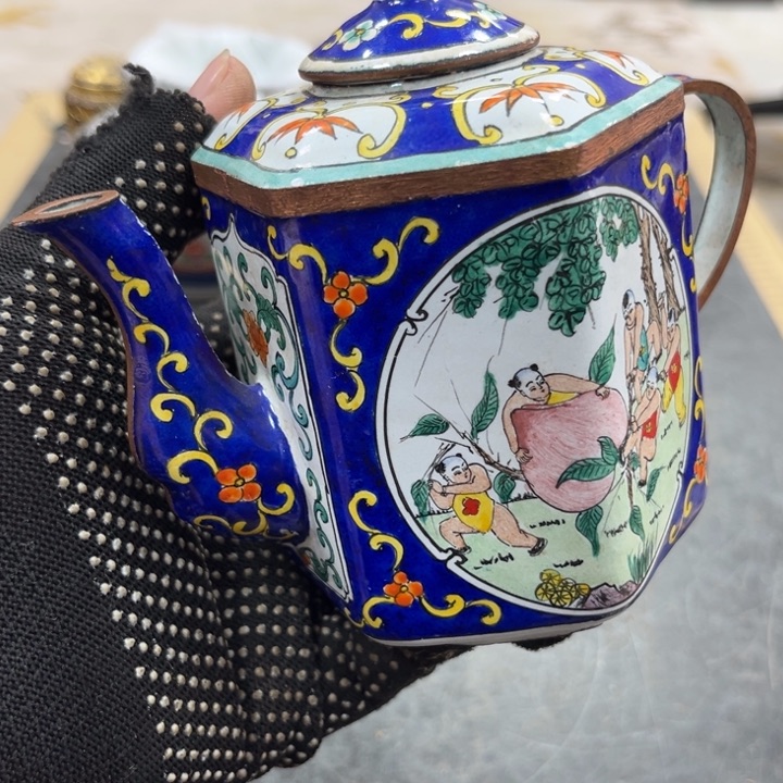 瓷片瓷工艺品摆件