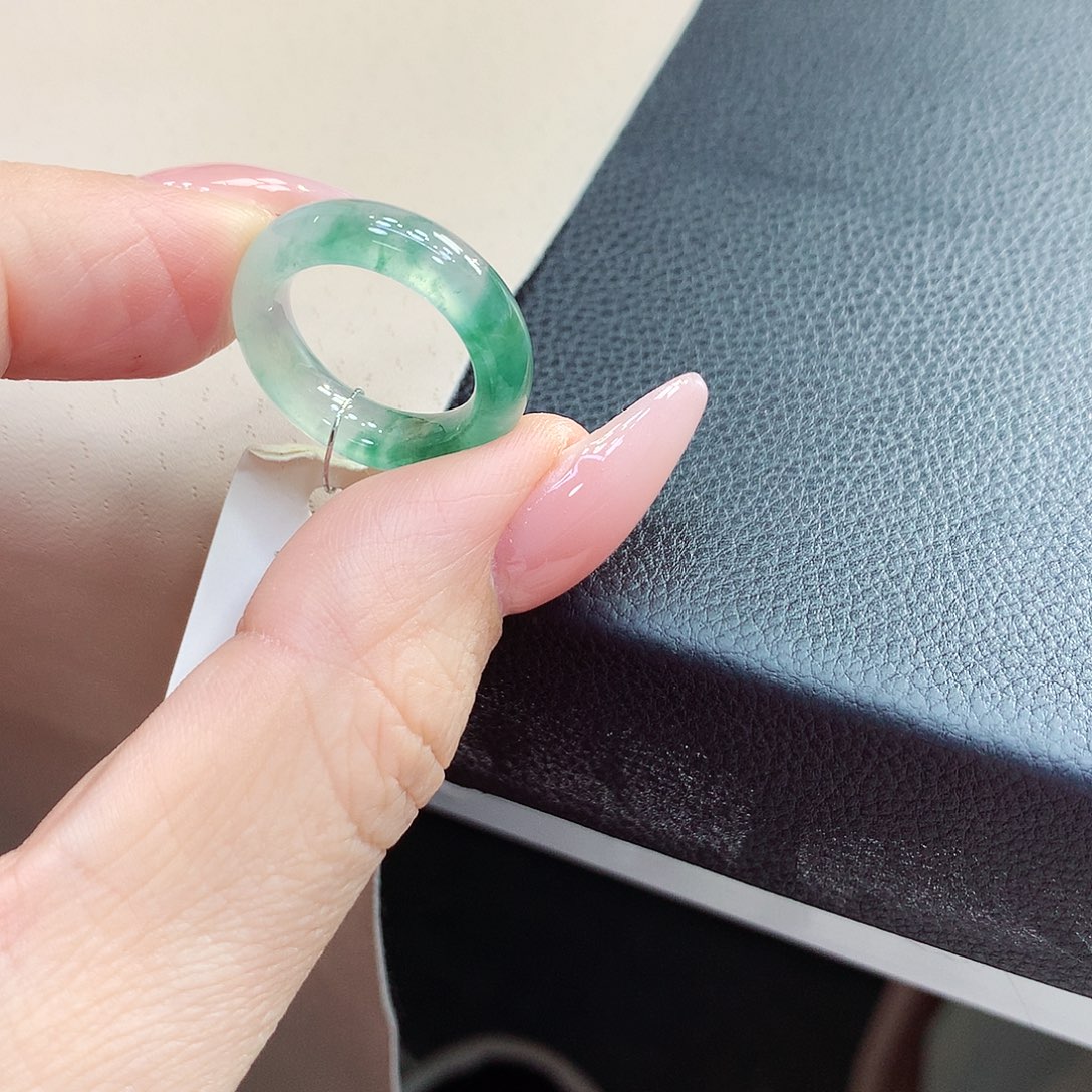 未镶嵌戒指翡翠7号