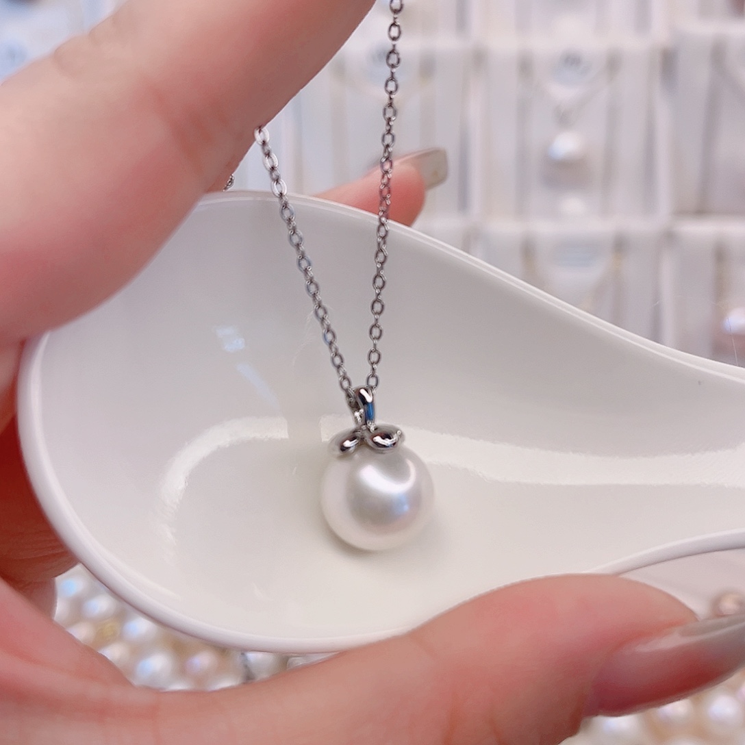 未镶嵌淡水珍珠吊坠(赠链)