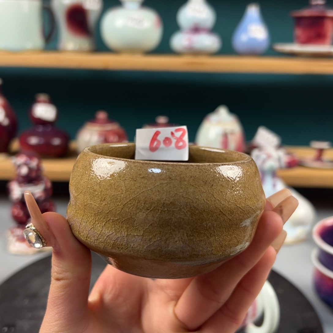 瓷片全品无暇主人杯纯手工
