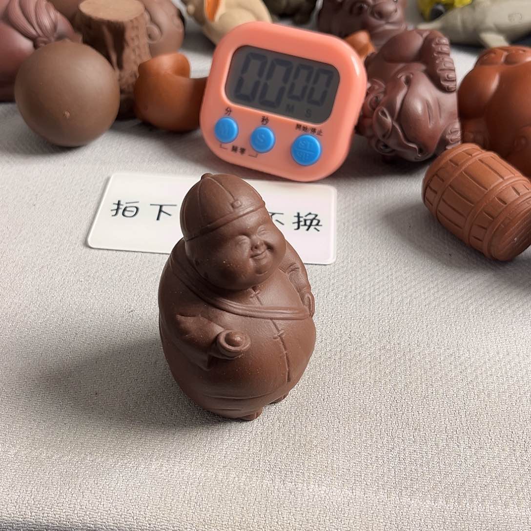 紫砂茶宠星**步紫砂瑕疵