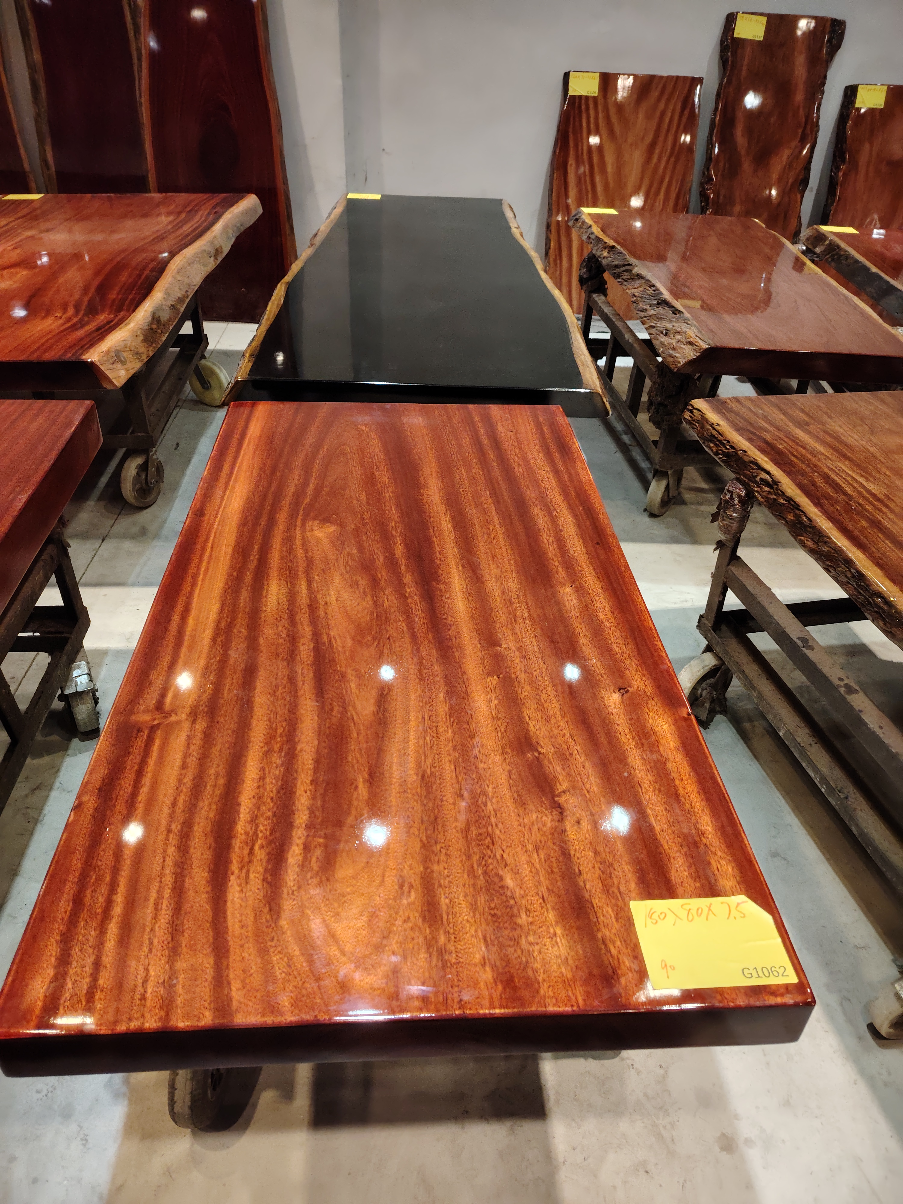 非洲进口整板纯原木大板桌，书桌、餐桌、茶桌