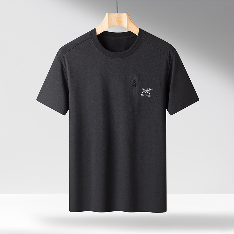 [撤柜折扣]N 速干面料 圆领 透气时尚户外休闲运动半袖微弹