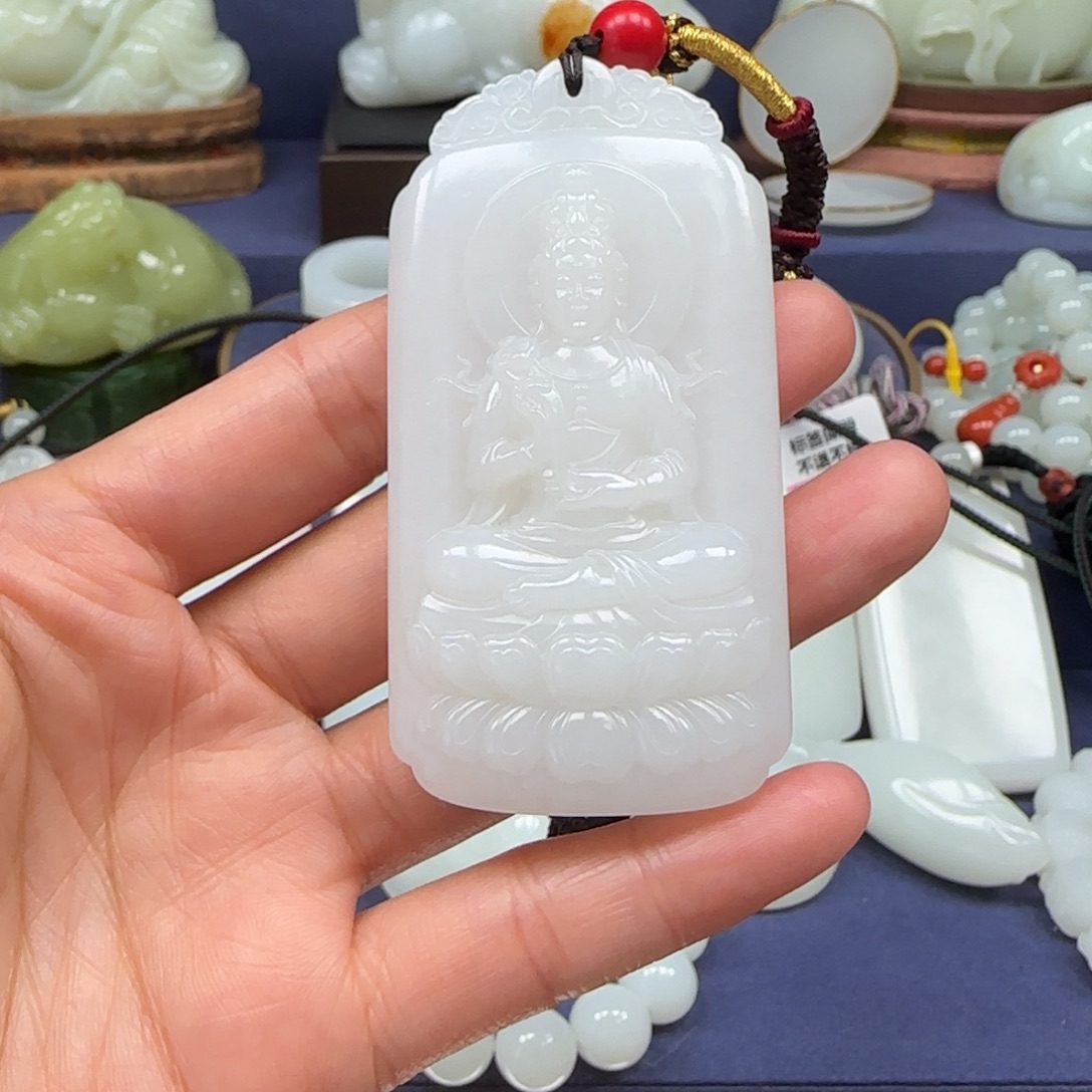 尘***5和田玉未镶嵌挂件