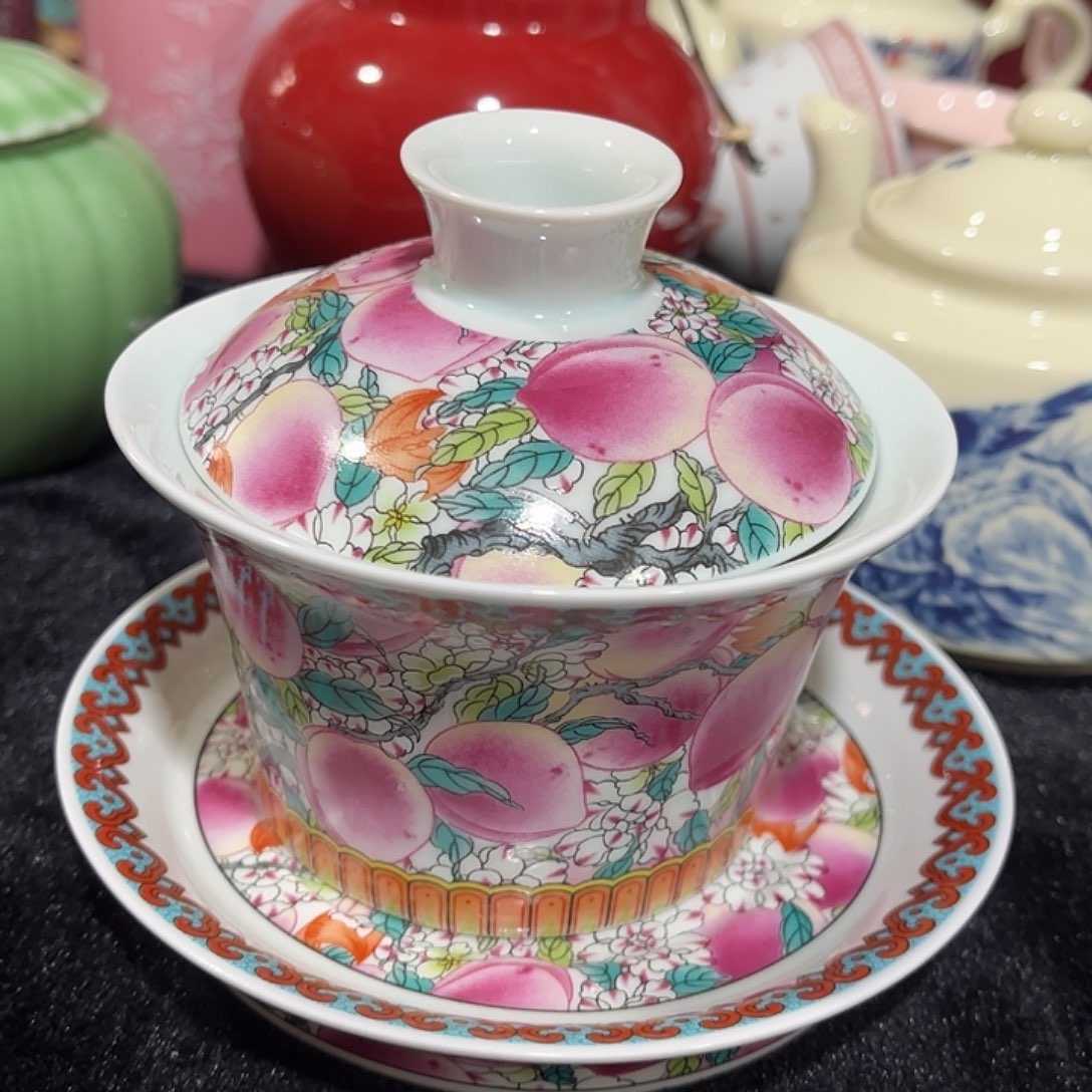 景德镇高温陶瓷盖碗