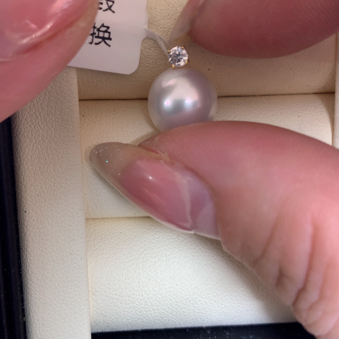 海水珍珠18K金镶嵌颈饰