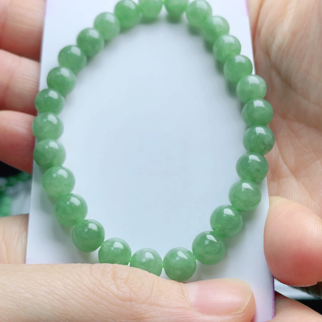 翡翠手链未镶嵌小**阿珠串