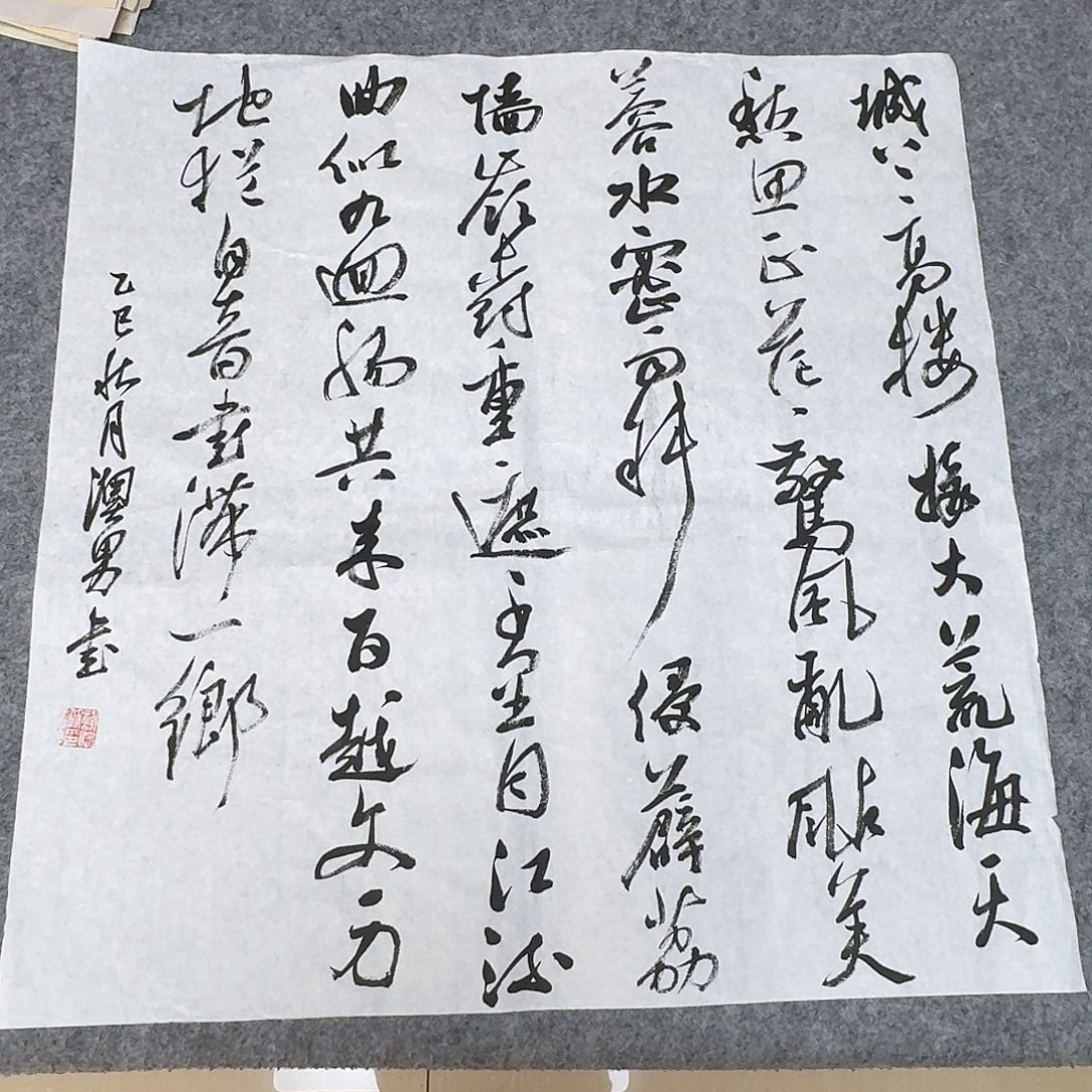 书法国展书家谢澳男69×69