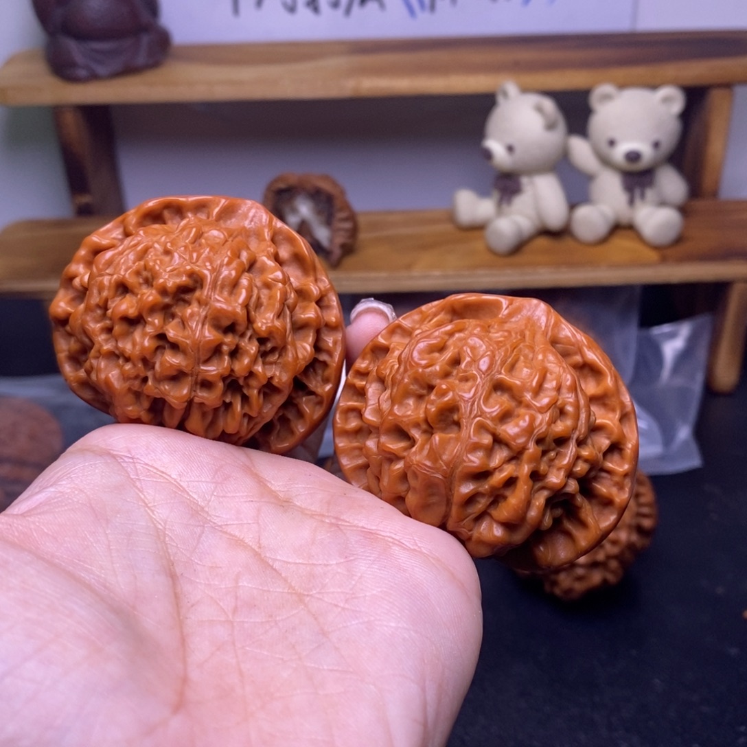 地***雕吊坠文玩核桃官帽福利