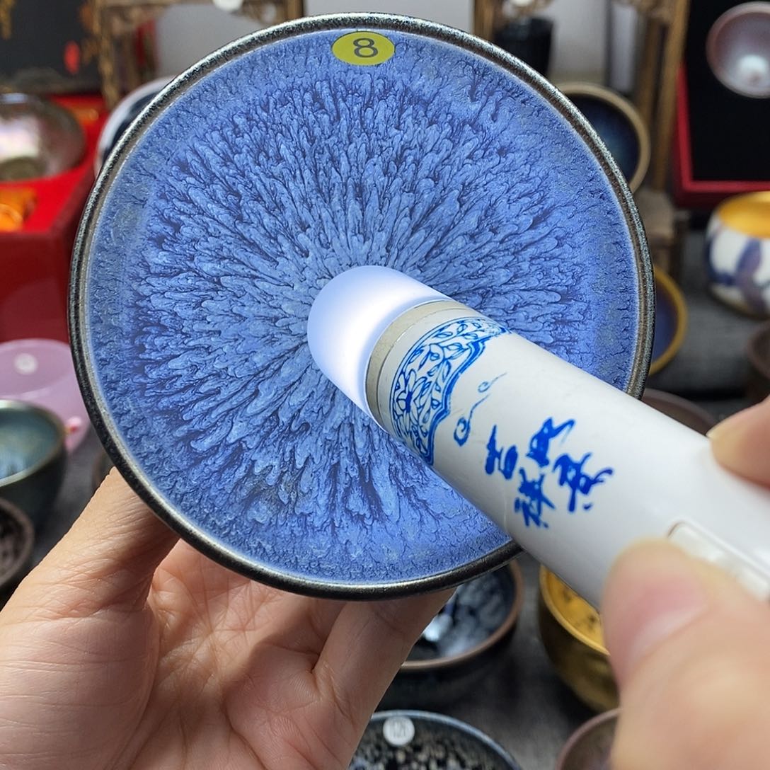 茶盏百花波体手工杯