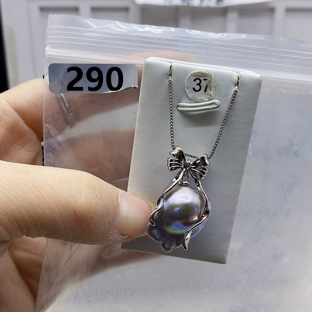 颈饰合金淡水珍珠