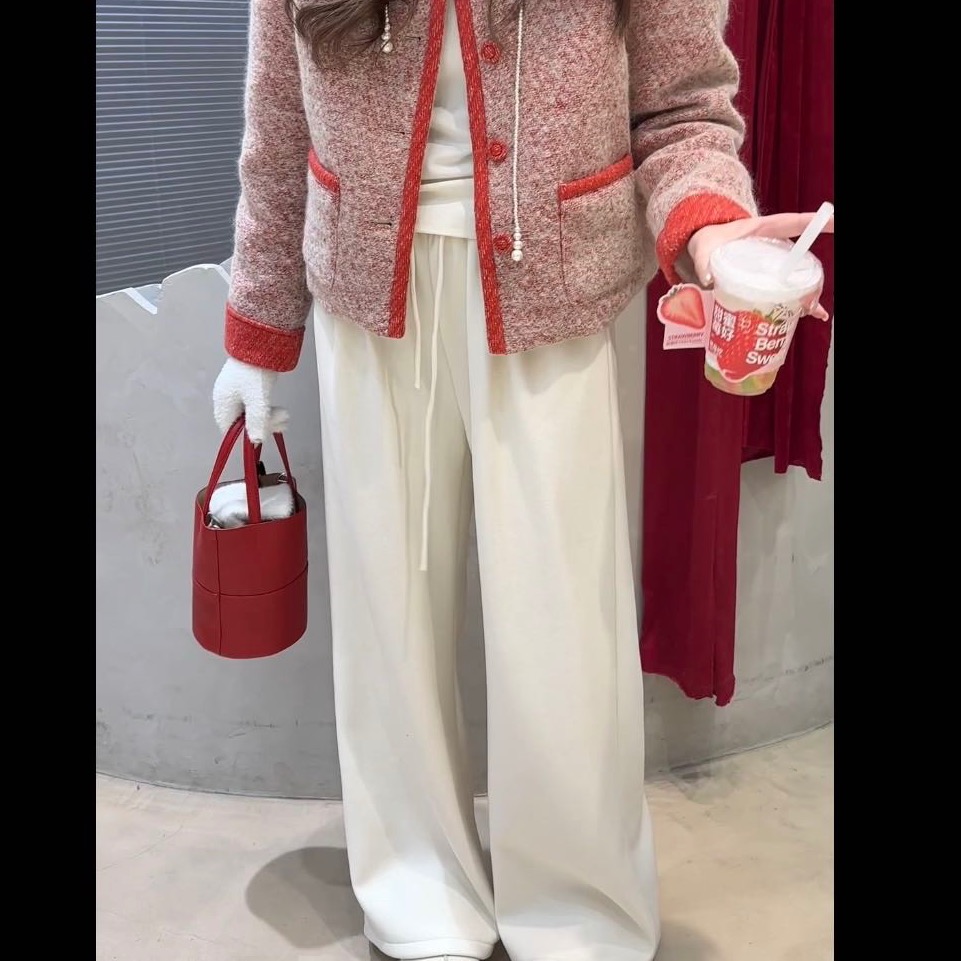31397加厚垂坠感拖地裤