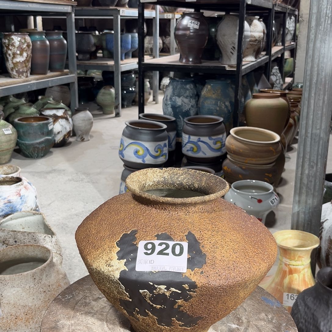 景德镇陶瓷花器默认无孔编号920口11高23
