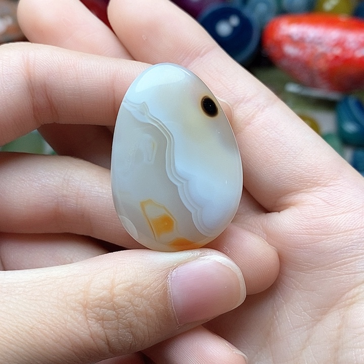 未镶嵌吊坠(不含链)玛瑙/玉髓小*鱼