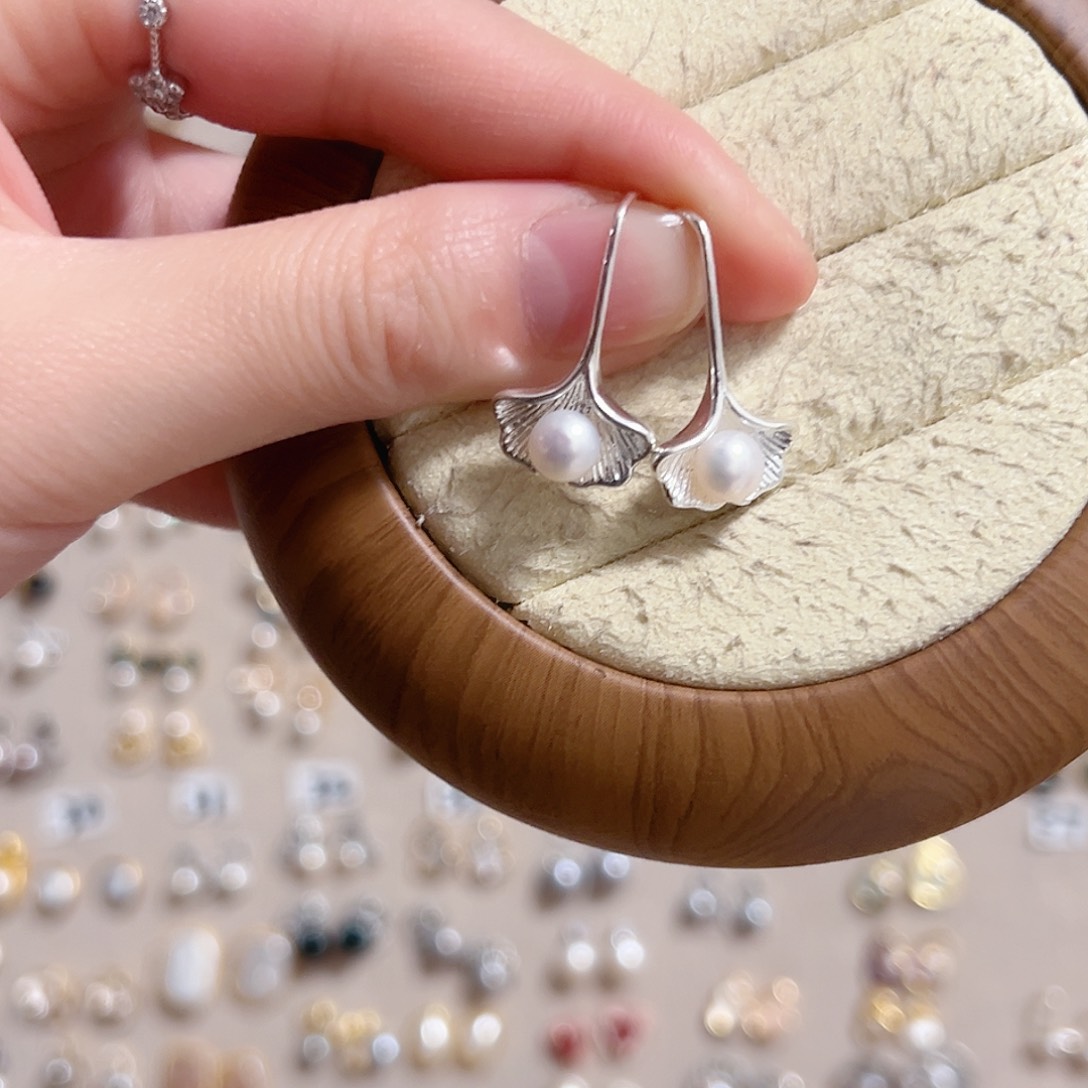 银S925镶嵌淡水珍珠原创手作