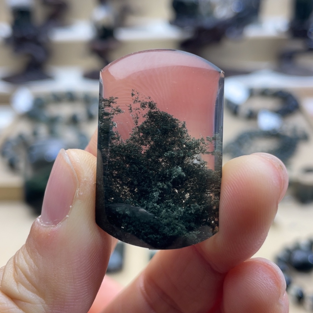 水晶颈饰未镶嵌绿幽灵聚宝盆无事牌