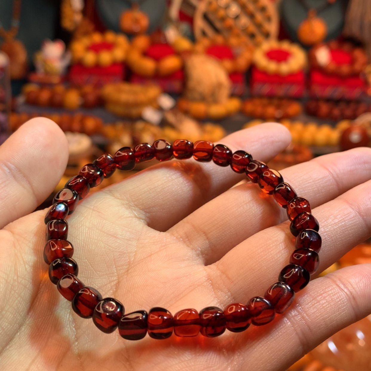 【闪购商品】血珀手串未镶嵌蜜蜡手串