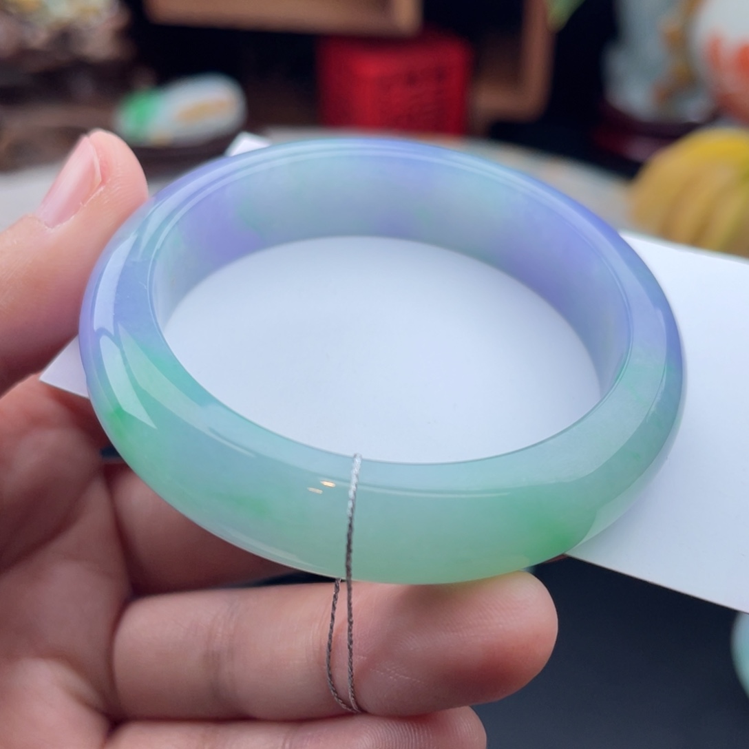 未镶嵌手镯翡翠油画系列 和上面同款