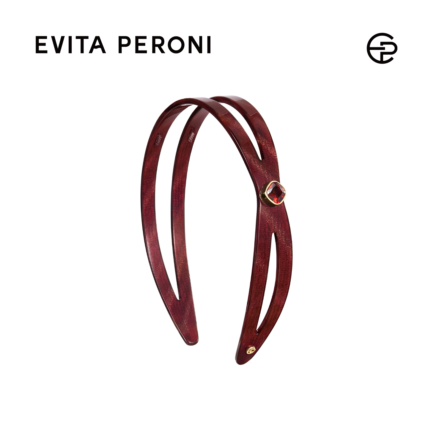 Evita Peroni/依慧达“小方糖”系列发箍镂空线条甜美细腻气质zb