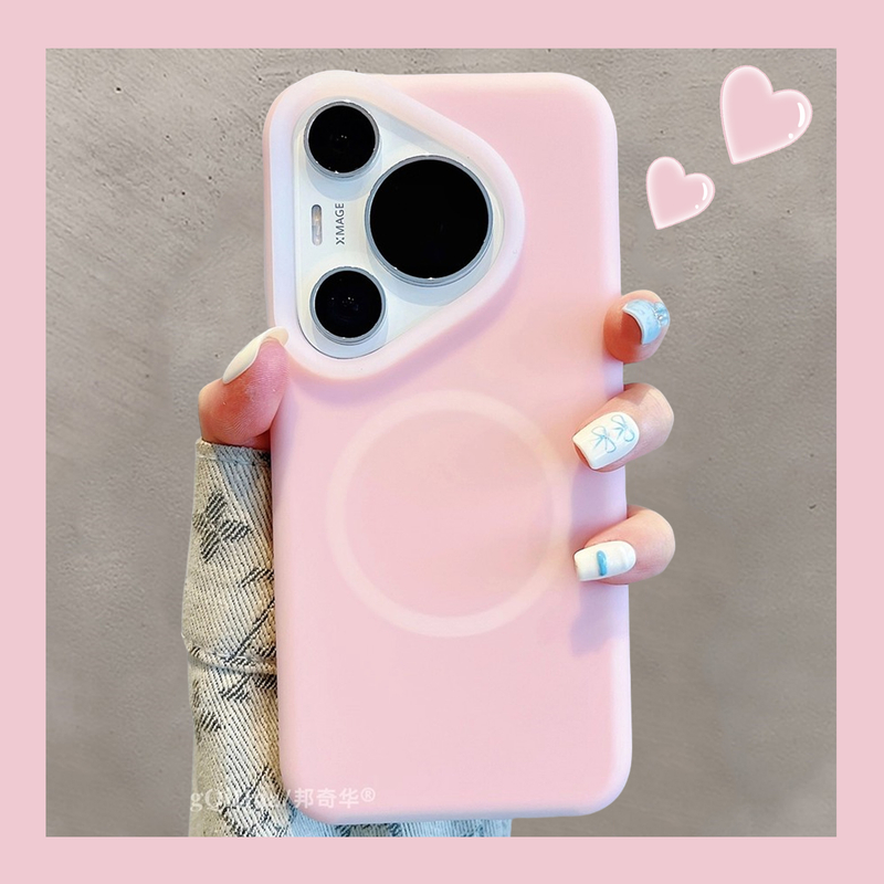 适用华为pura70pro+手机壳新款果冻液态硅胶磁吸pura80Ultra简约