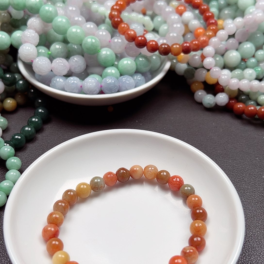 翡翠手链未镶嵌顺**荔货主老华