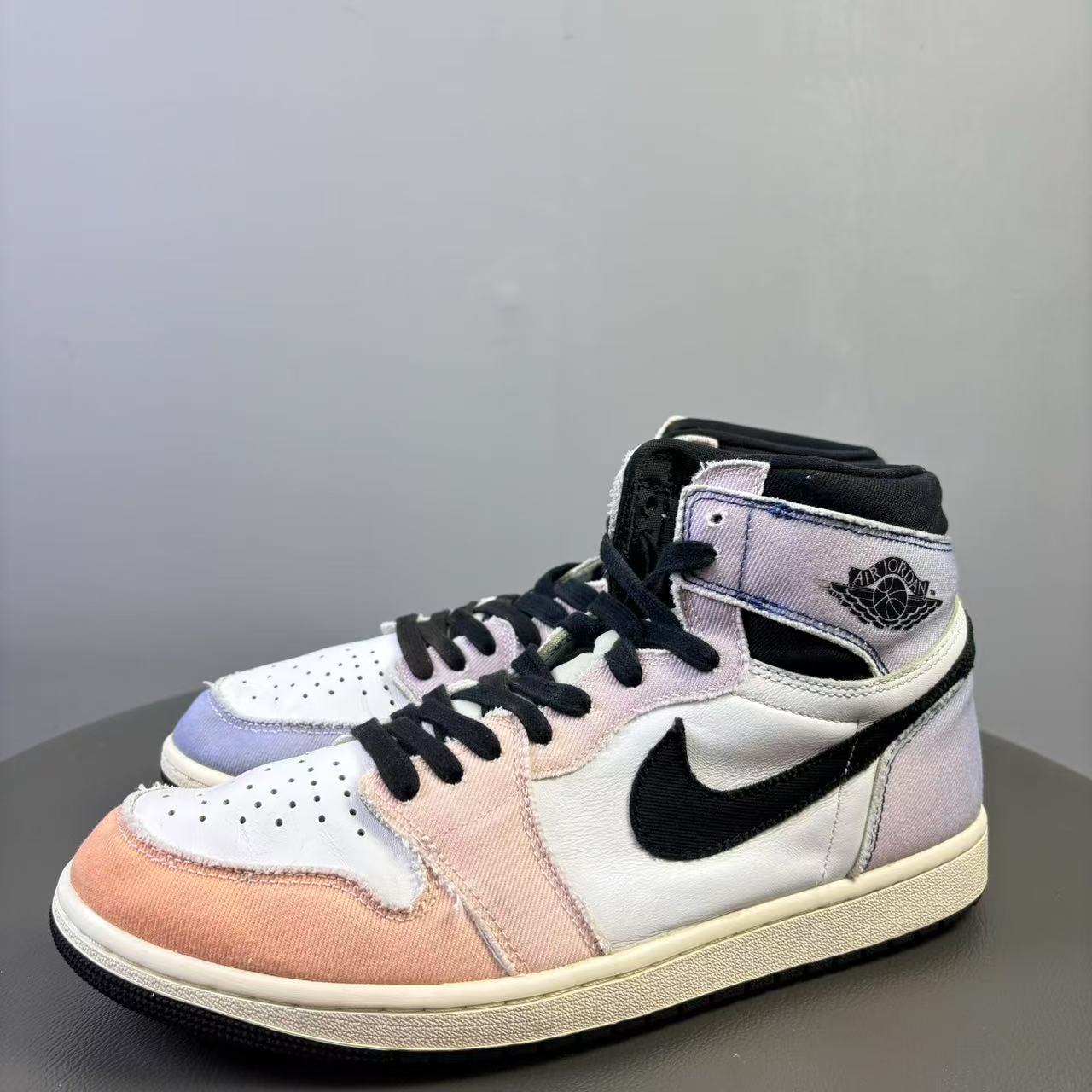 90新 AIR JORDAN 45码/内长290 AJ1天际线 粉紫渐变 板鞋 非原盒