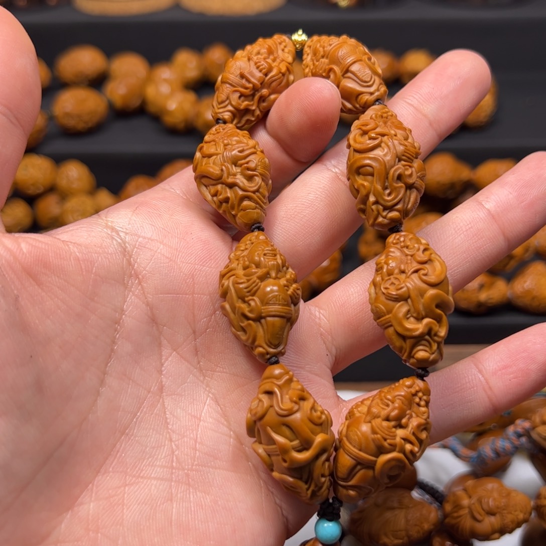 手串/手链橄榄核1.8飘带财神