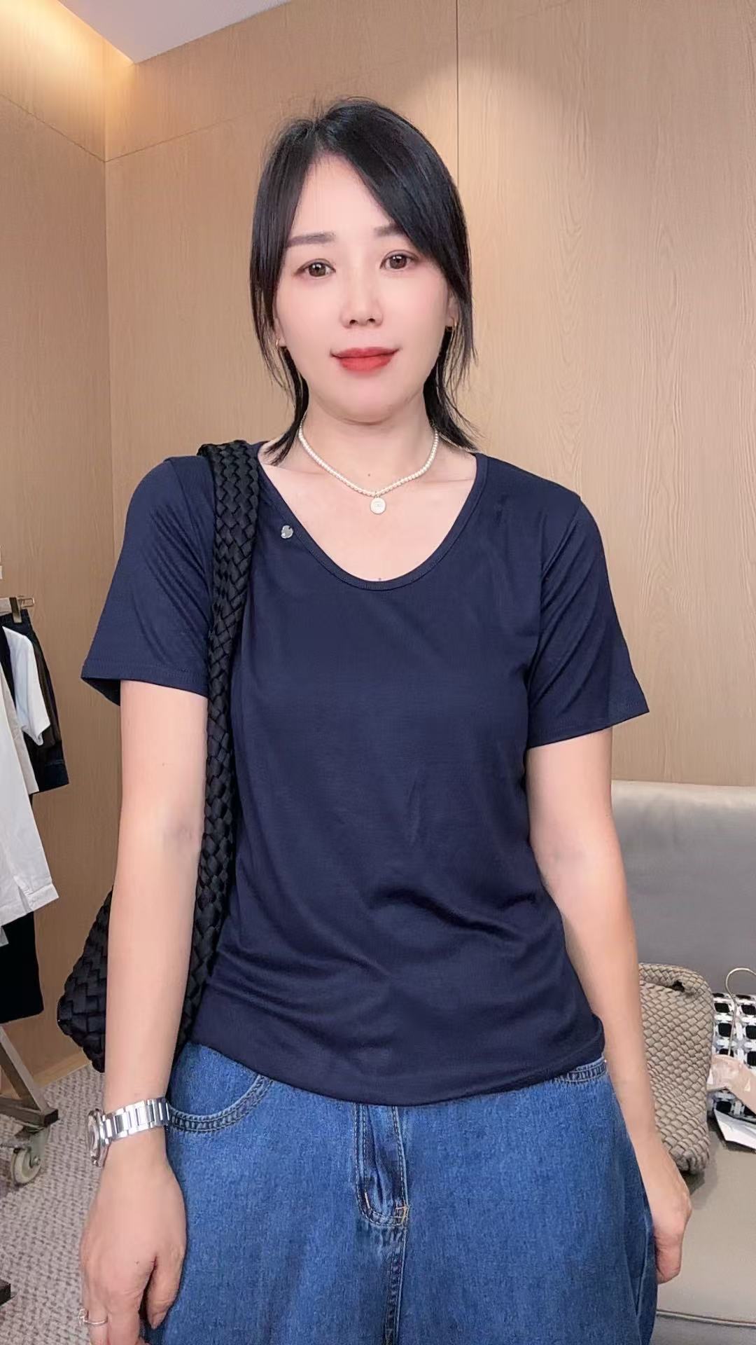 【巨舒服！】冰凉丝滑舒适柔轮上衣T恤 A8890