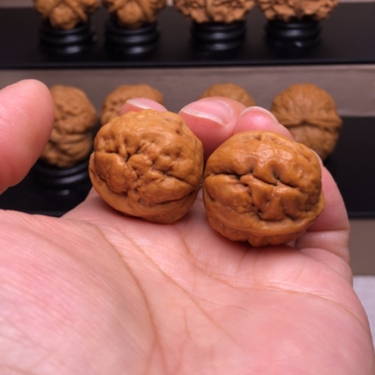 文玩核桃把件脑纹青蛙20