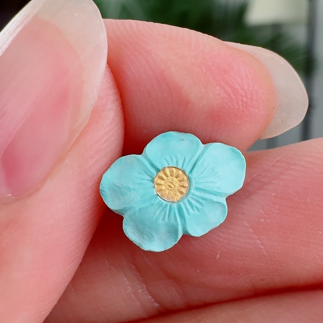 未镶嵌绿松石珠宝奇石