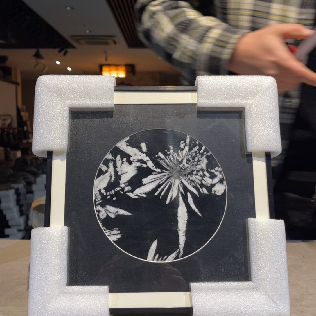 彩石26/26 三峡清江画面石 菊花石