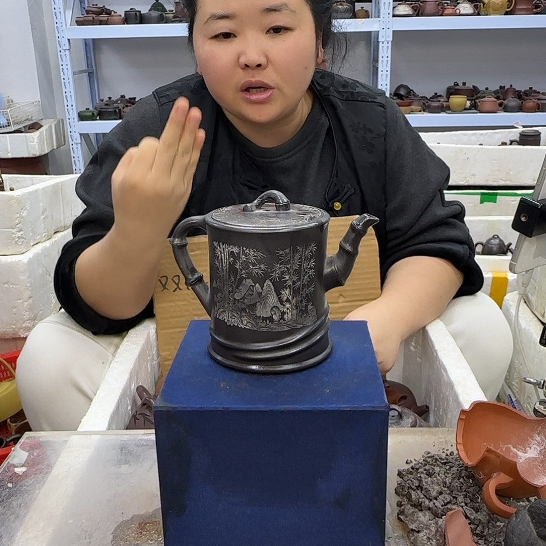 紫砂茶壶宜兴紫砂壶瑕疵处理