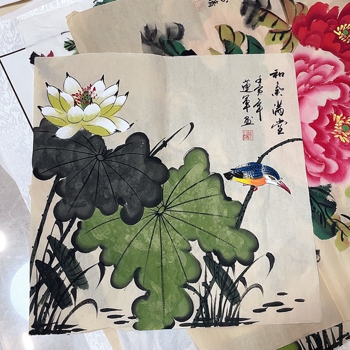 国画国画作品书法作品原稿