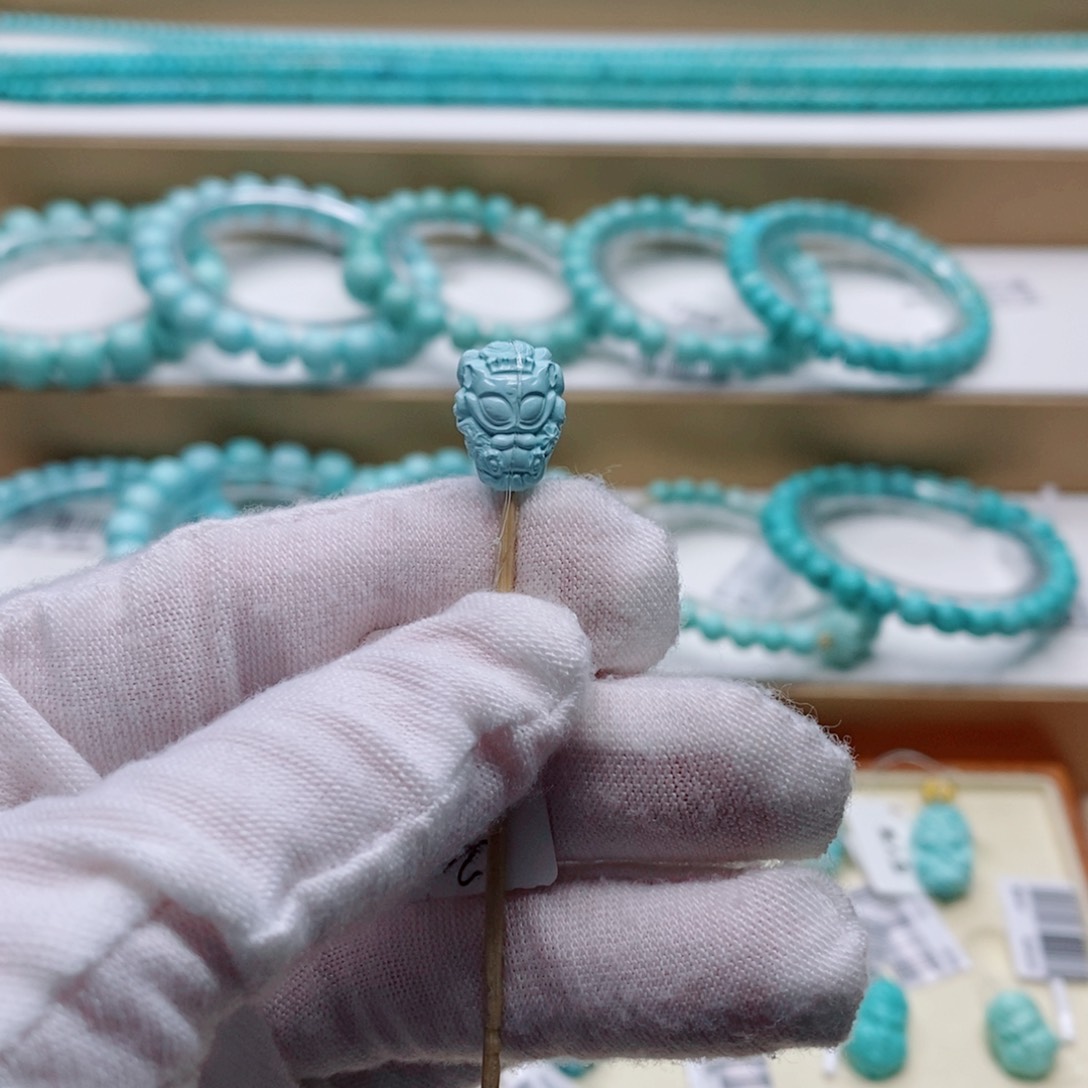 绿松石未镶嵌凤九