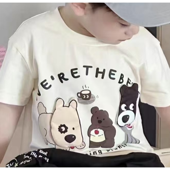 可儿童短袖T恤90