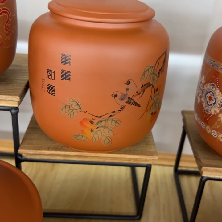 高端陶瓷茶叶罐密封罐