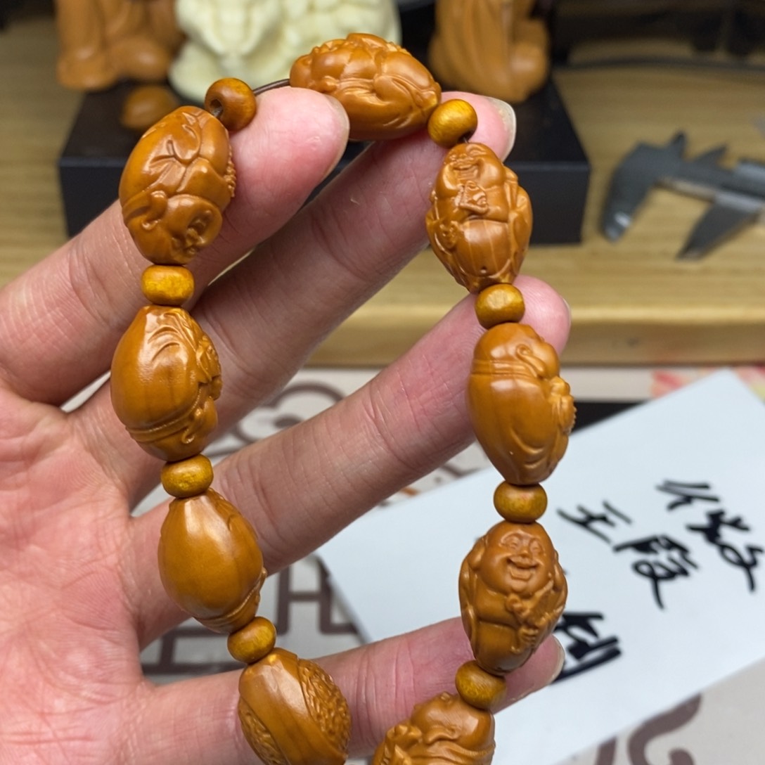 橄榄核手串/手链橄榄核雕工艺手串