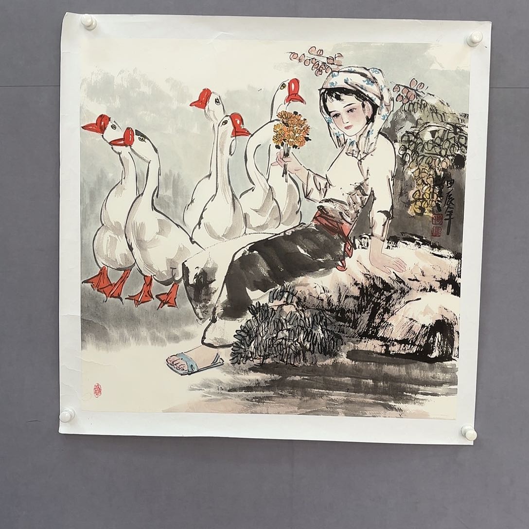 国画亲笔手绘原创