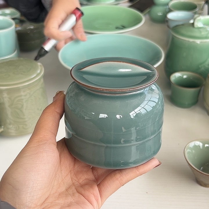 小米茶器龙泉青瓷