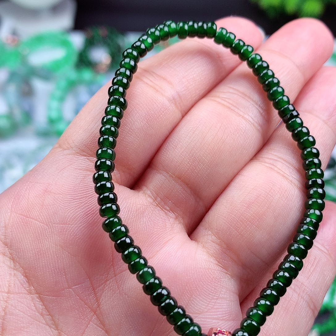 未镶嵌手链翡翠手串