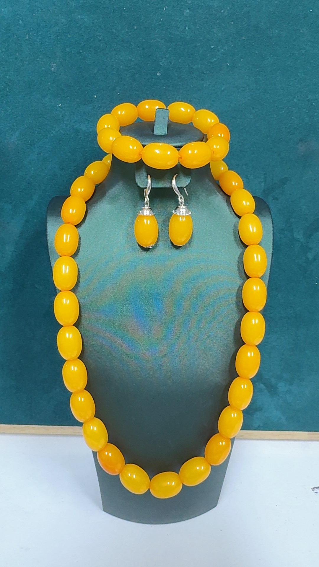 合金大理石项链 457-kahirwa饰品手工气质时尚百搭复古配饰单圈编