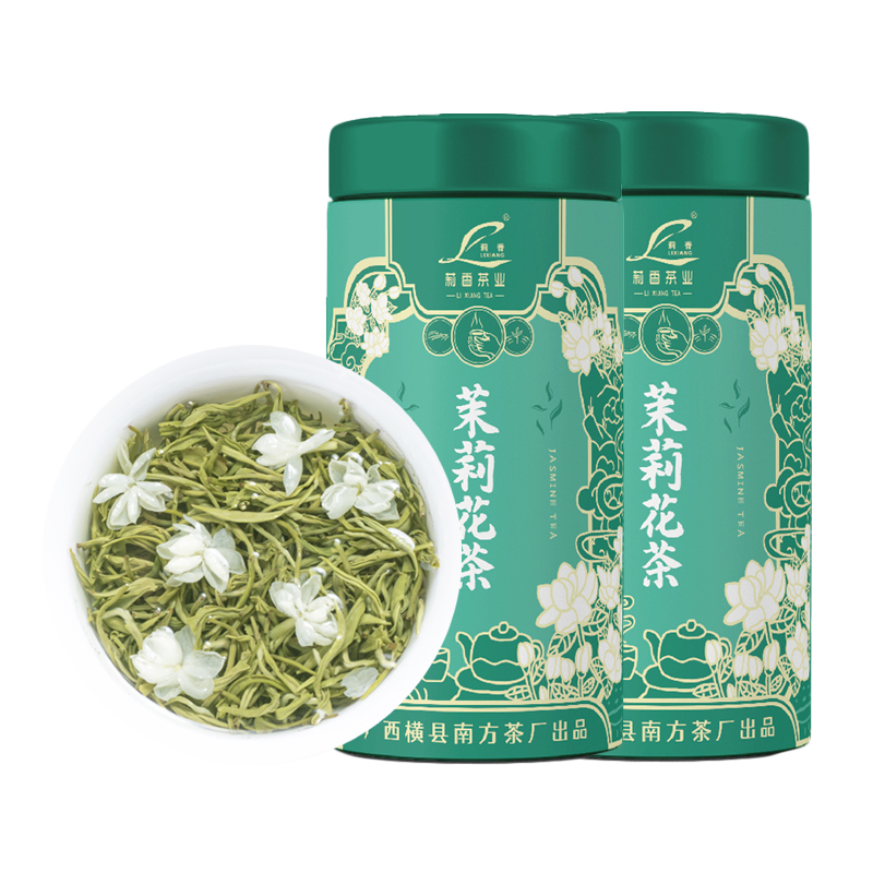 广西横县茉莉花茶浓香型茉莉花飘雪茉莉花绿茶茶叶 2025年新茶