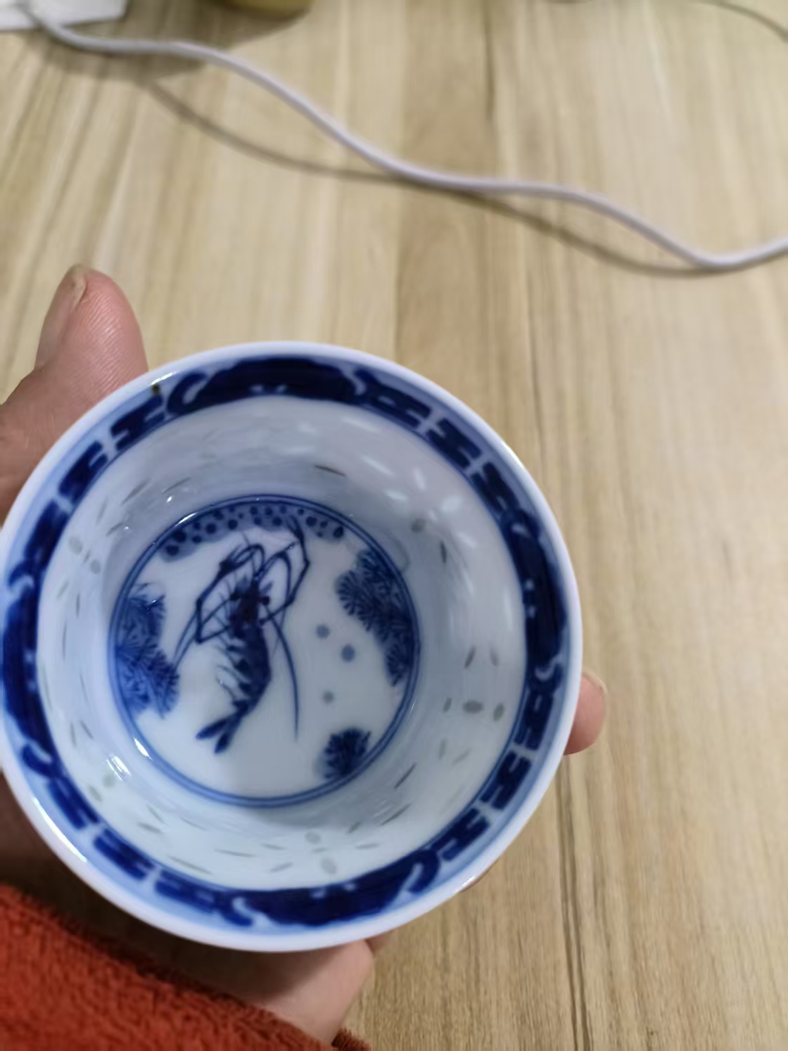 青花茶杯全品一物一拍