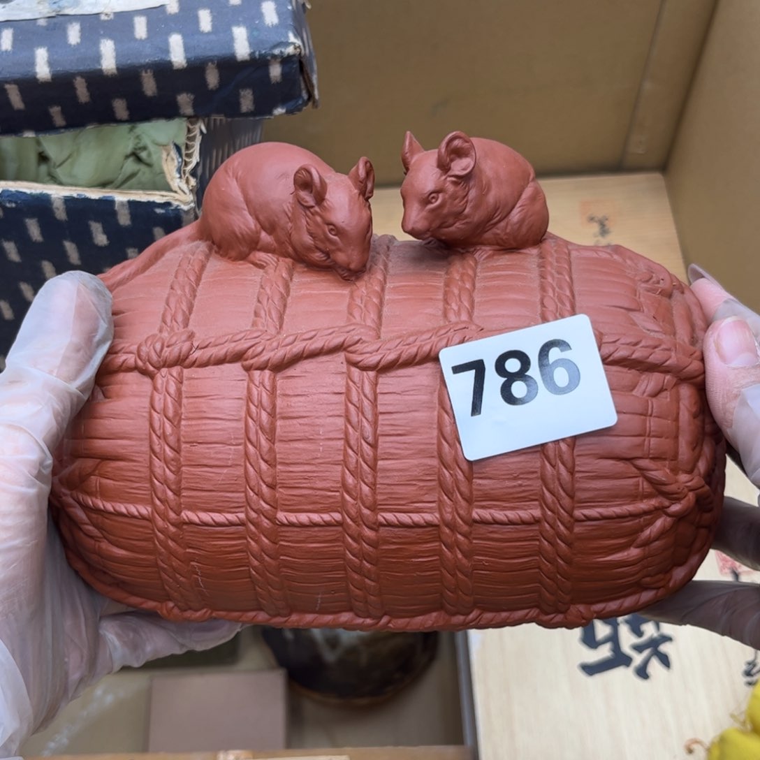 瓷片摆件工艺品摆件666 