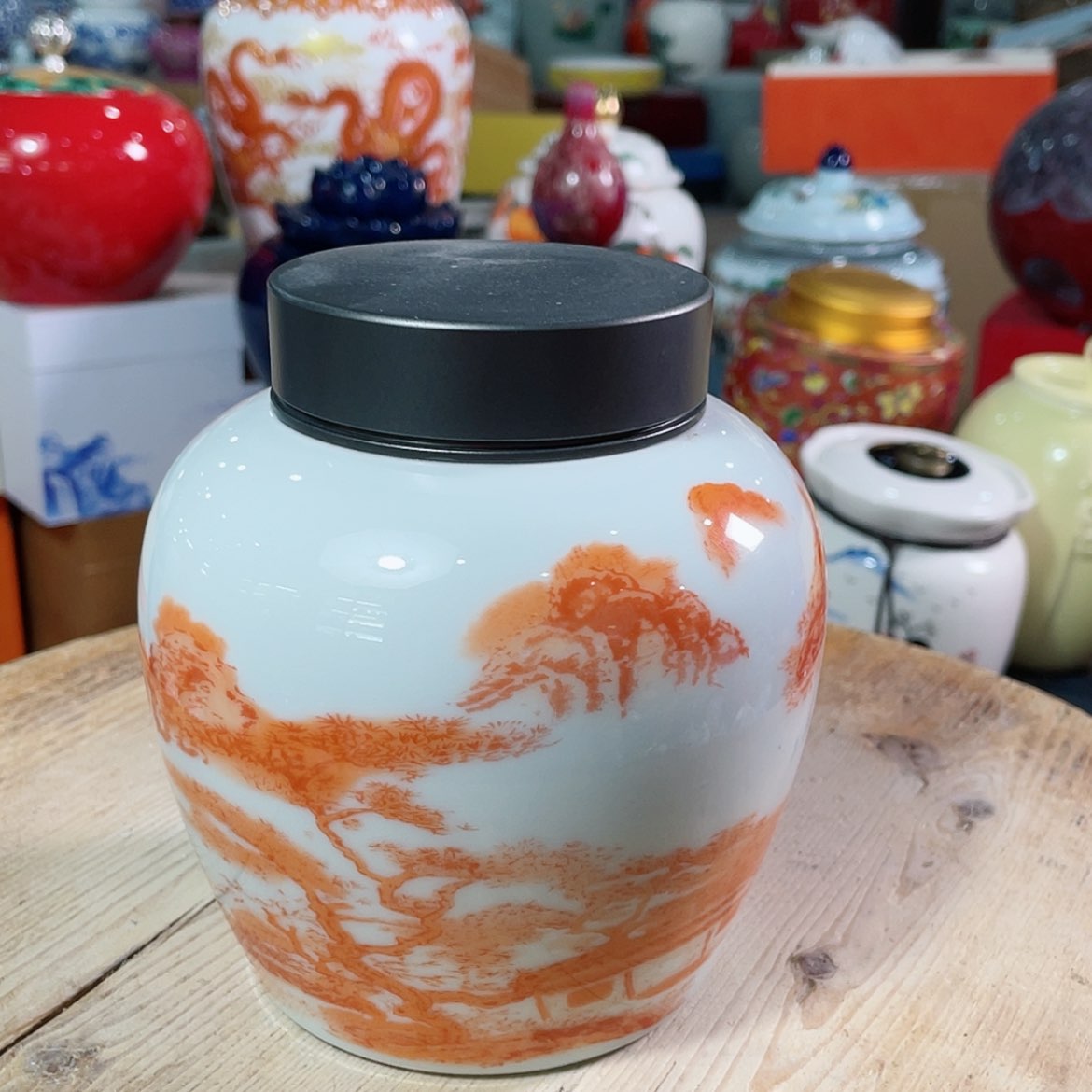 【闪购商品】罐陶瓷茶叶罐密封罐