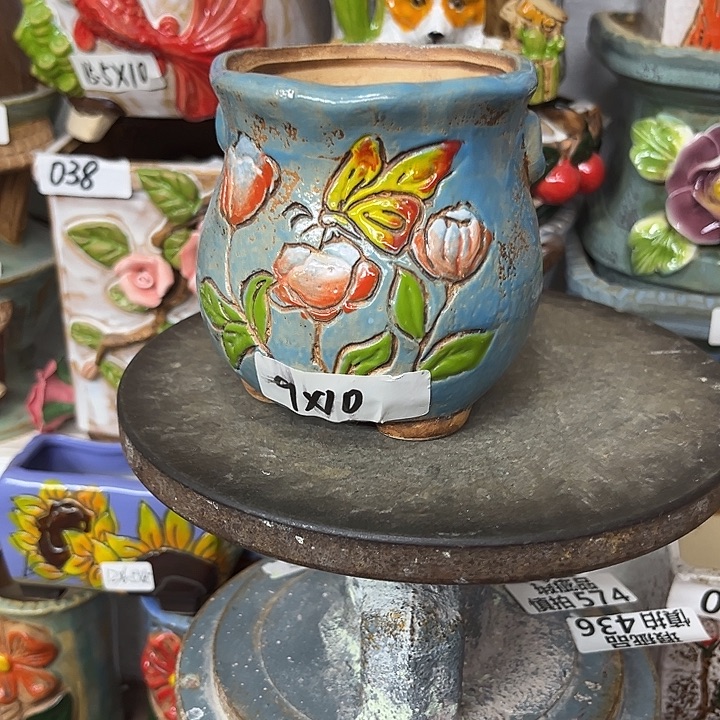 粗陶材质多肉花盆